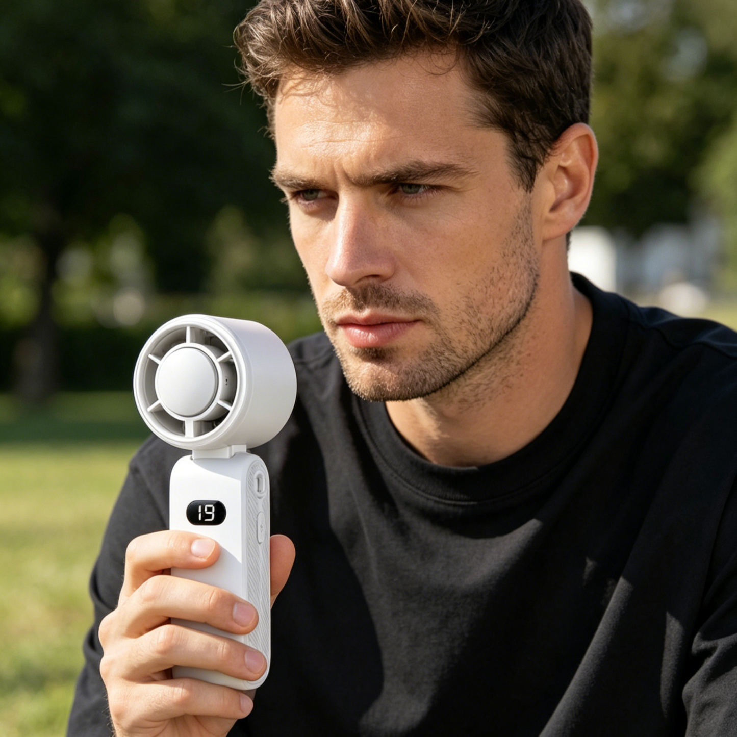 Mini Ventilátor 10°C-os Hűsítéssel – Hordozható, Összecsukható és Csendes