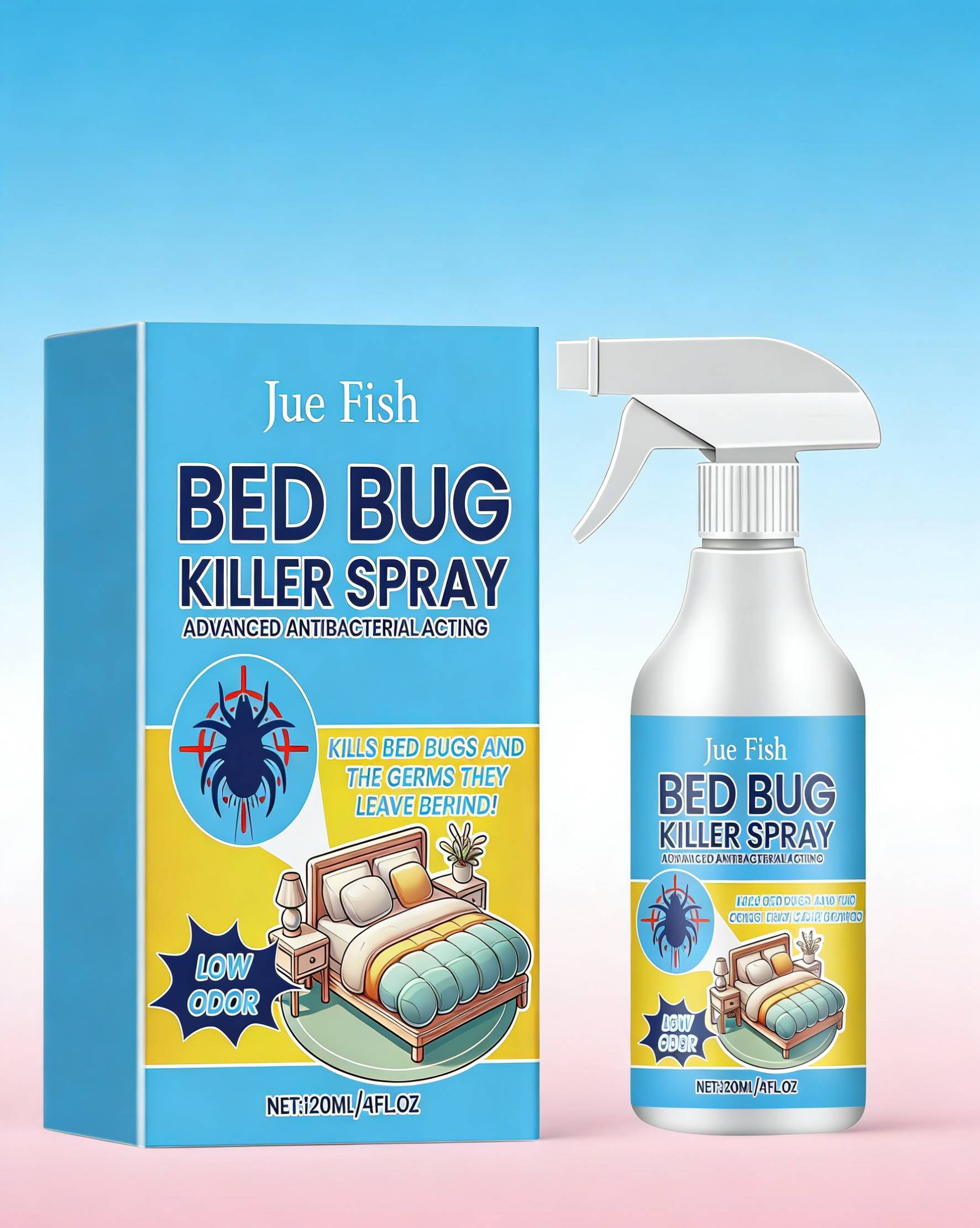 Szupererős Rovar- és Egérriasztó Spray: Hatékony Védelem Csótányok, Hangyák és Rágcsálók Ellen | Biztonságos Család- és Kisállatbarát Formula