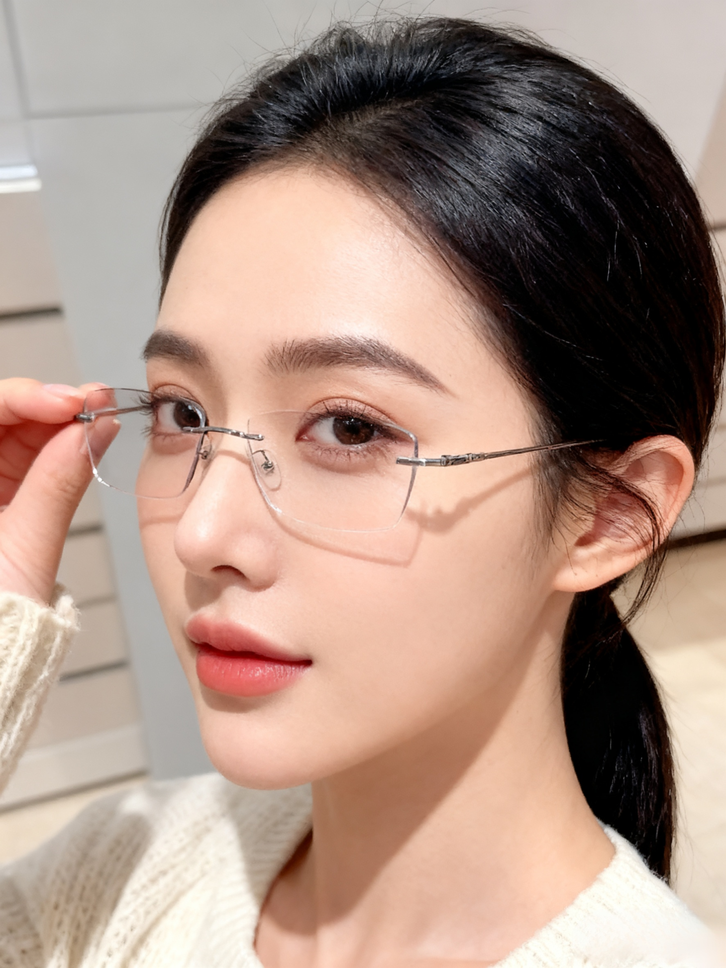  2 az 1-ben Intelligens Olvasószemüveg: Fényre Sötétedő és Kékfény Szűrő