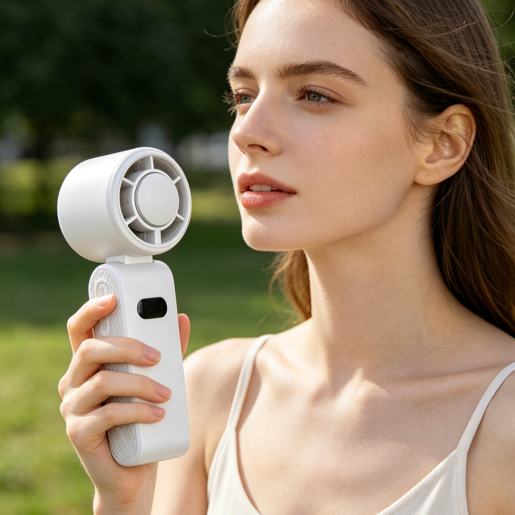 Mini Ventilátor 10°C-os Hűsítéssel – Hordozható, Összecsukható és Csendes