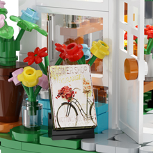 flower house building toy