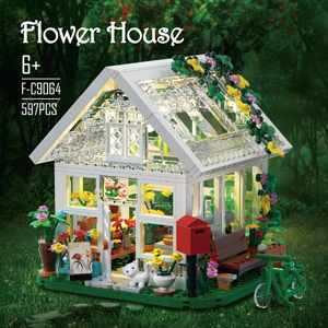 flower house lego