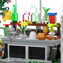 flower house building toy