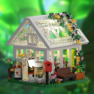 lego flower house