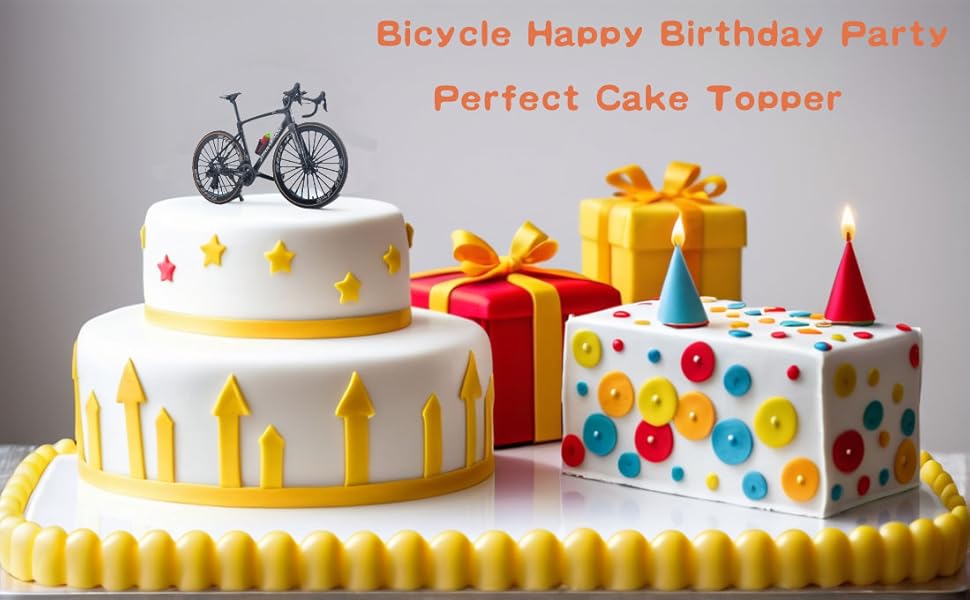 Toy Bycicle Bicycle Toy Miniature Bicycle Cake Topper Miniature Bicycle Racing Bike Model Alloy
