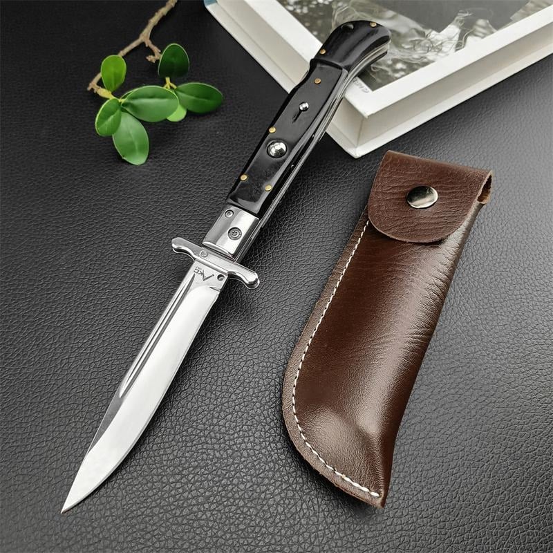 440C Stainless Steel Outdoor Folding Knife 4.1-Inch with Durable Shell