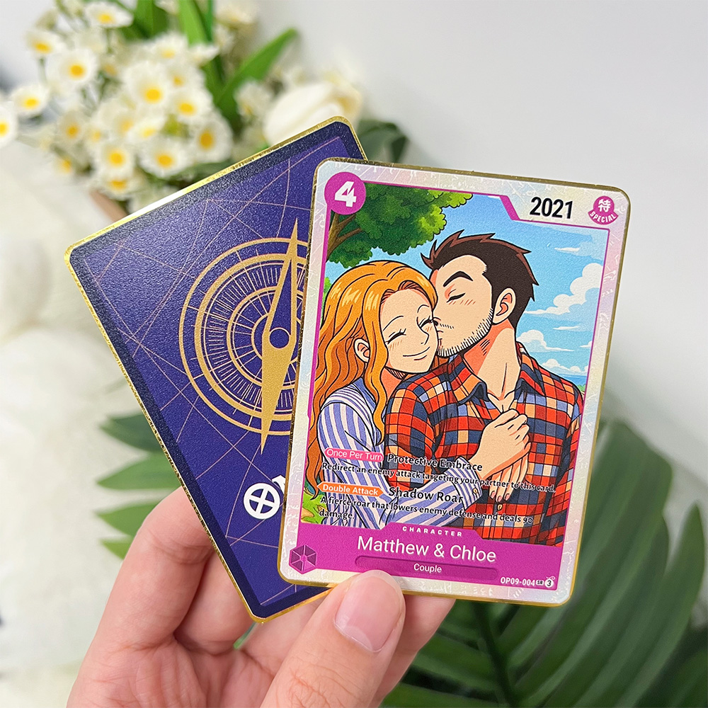 Custom Anime One Piece TCG Card For Couples