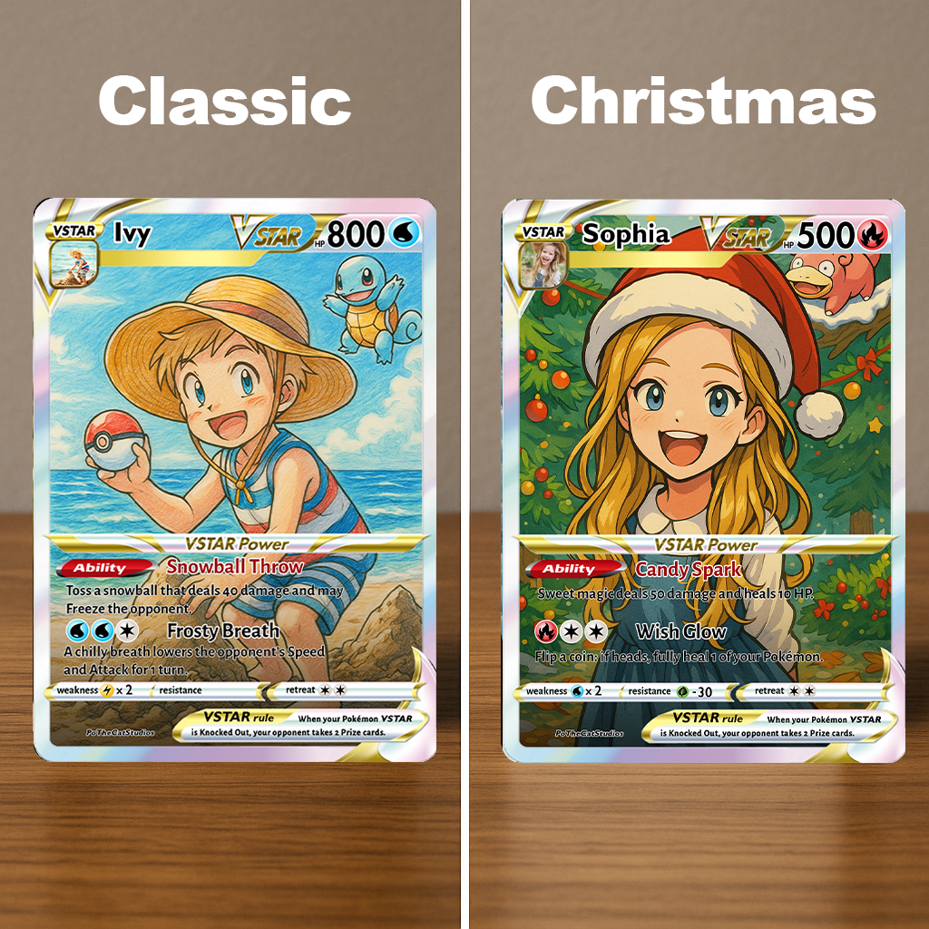 50%OFF🔥Personalized kid anime trading card Standard