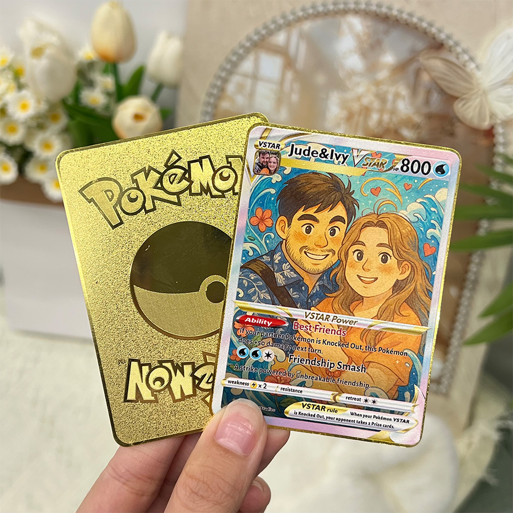Custom Anime Pokecard For Couples