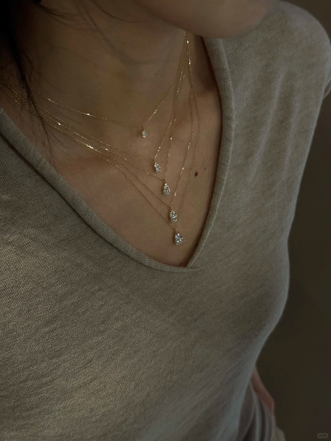 14K Pear Diamond Pendant, IGI Certified 14K Lab Grown Diamond Pendant, SHIPS IMMEDIATELY, Diamond Solitaire Necklace, Mothers Day Gift