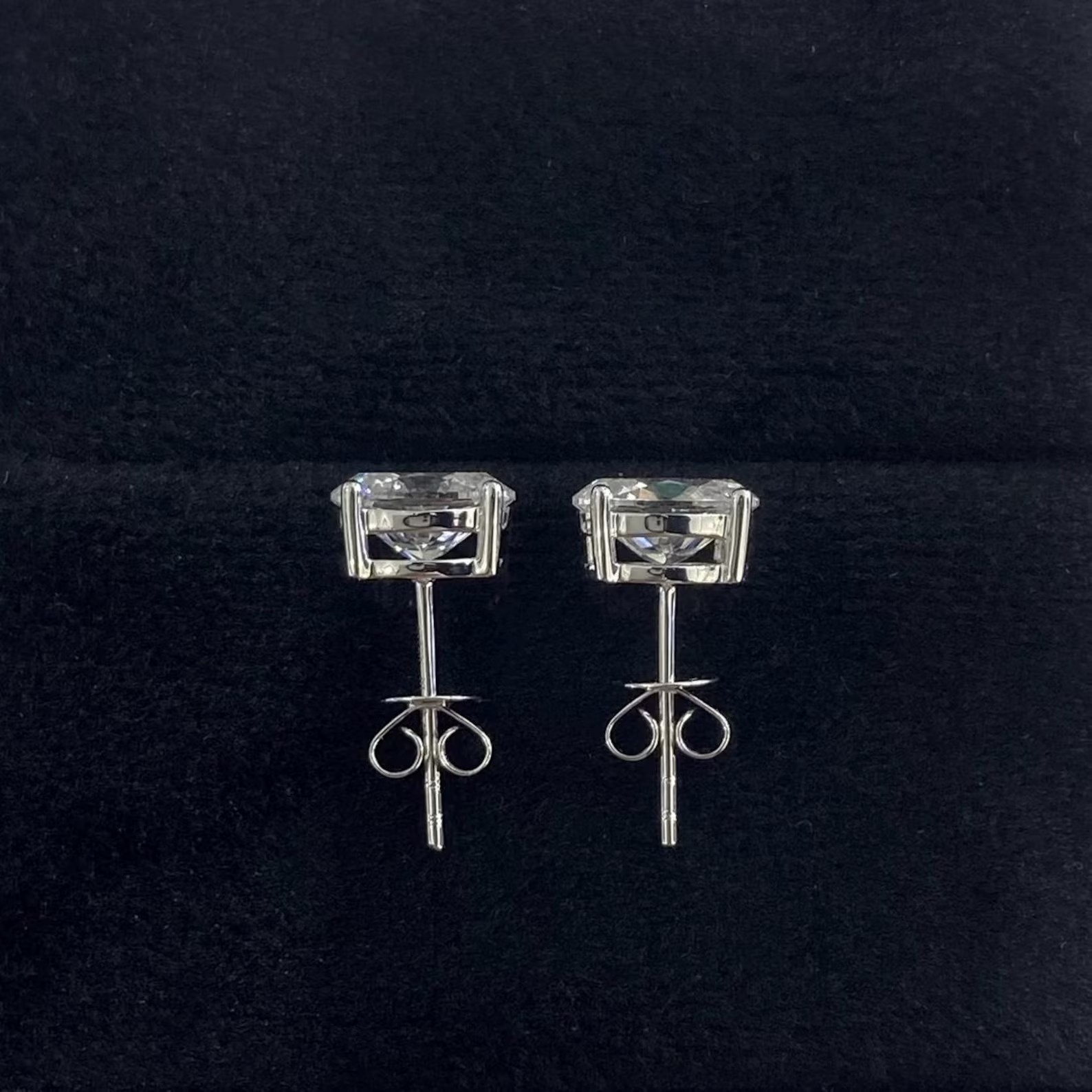 Oval Lab Diamond Stud Earrings, 14k/18k Solid Gold, 0.5 to 2 Carat