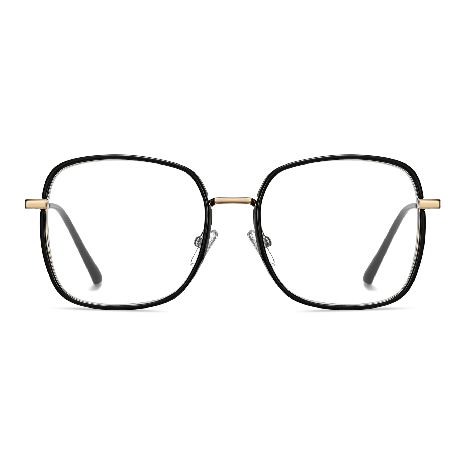 Alison-Square fullrim polarized magnetic prescription glasses include night vision lenses-ApexSpecs