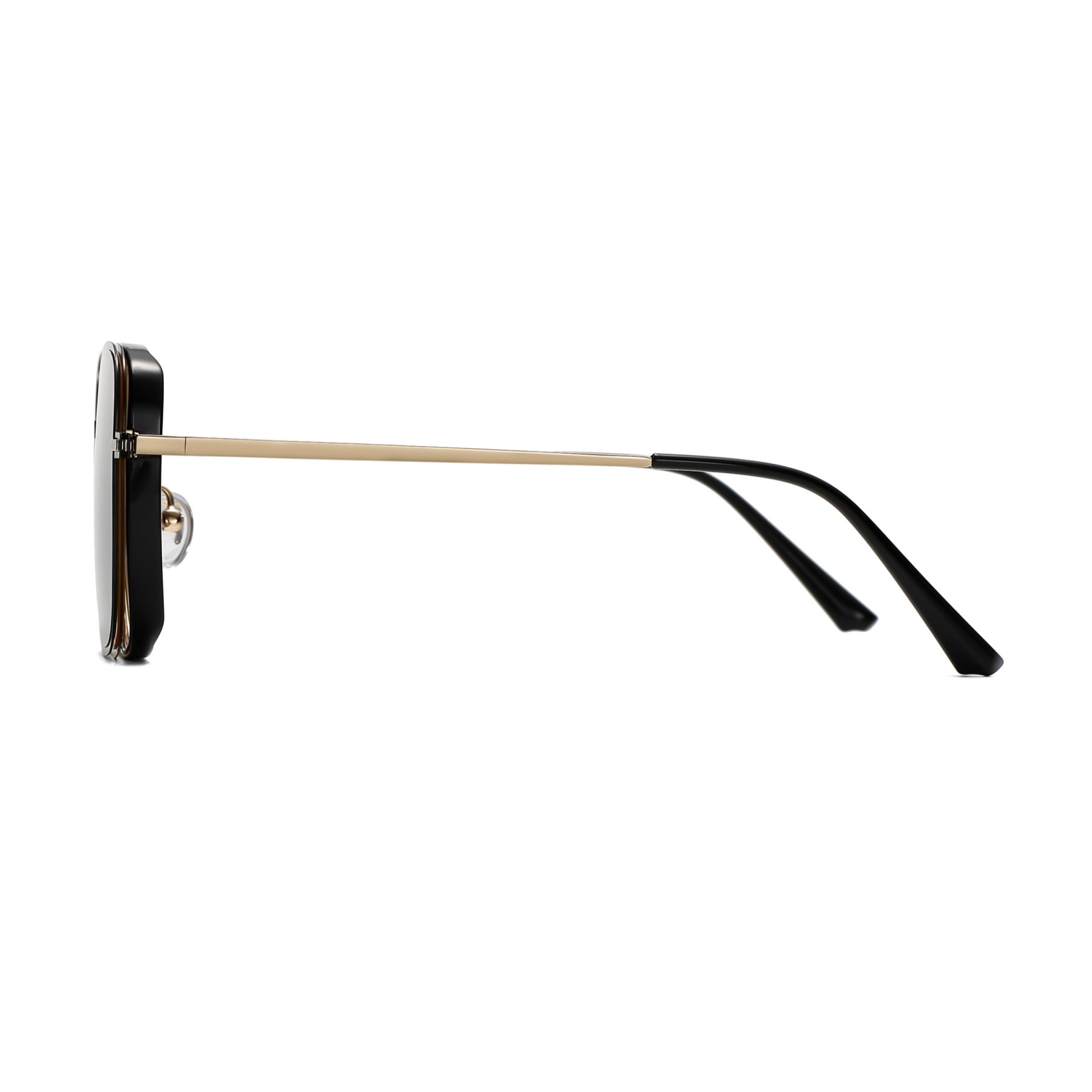 Alison-Square fullrim polarized magnetic prescription glasses include night vision lenses-ApexSpecs