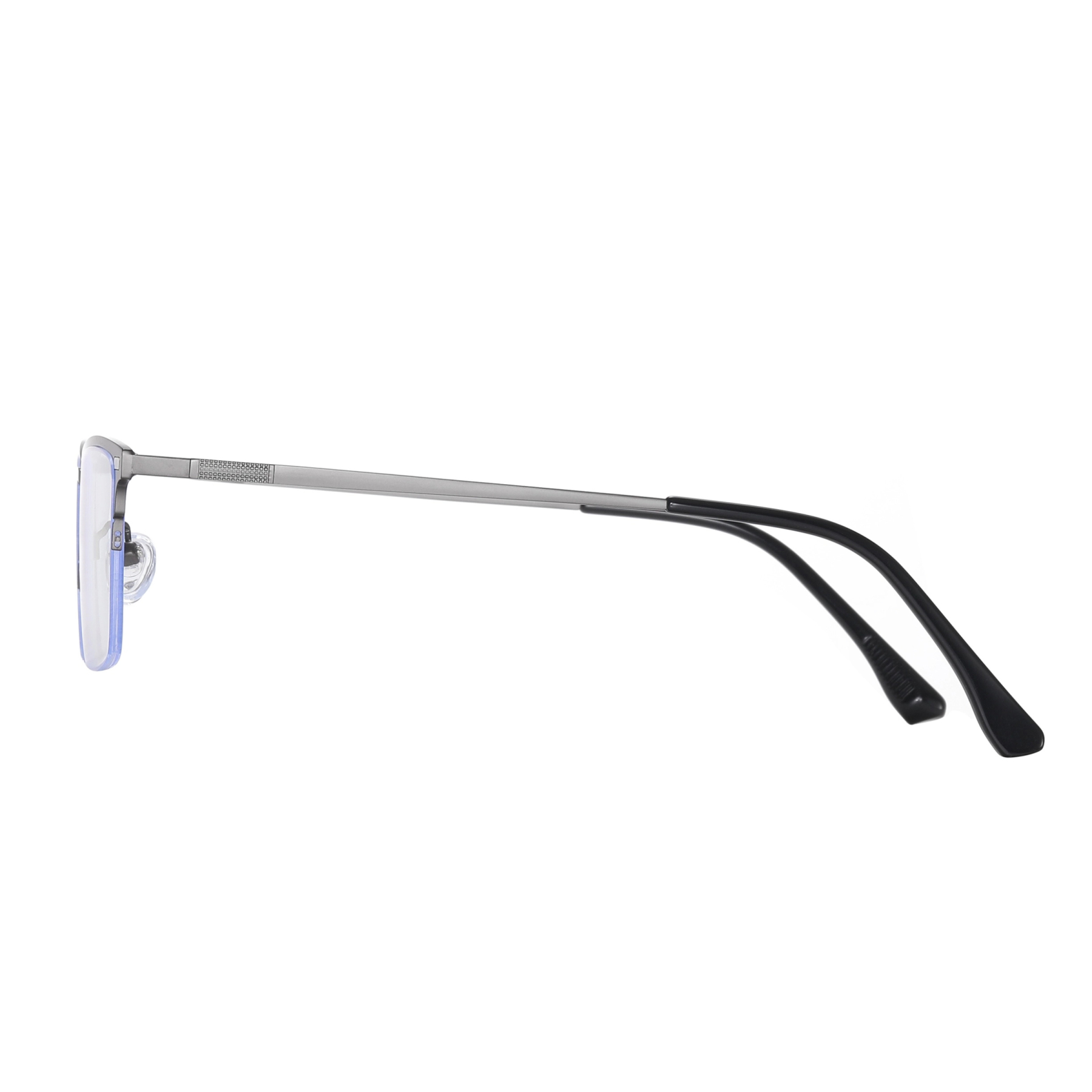 Ace-Rectangle semi-rimless polarized magnetic prescription glasses include night vision lenses-ApexSpecs