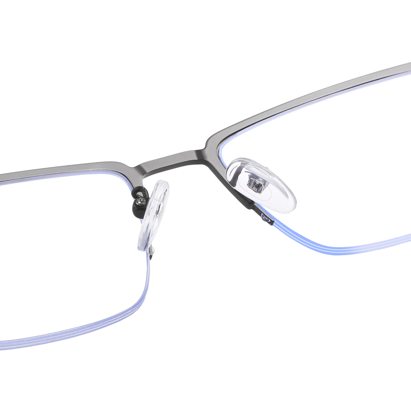 Ace-Rectangle semi-rimless polarized magnetic prescription glasses include night vision lenses-ApexSpecs