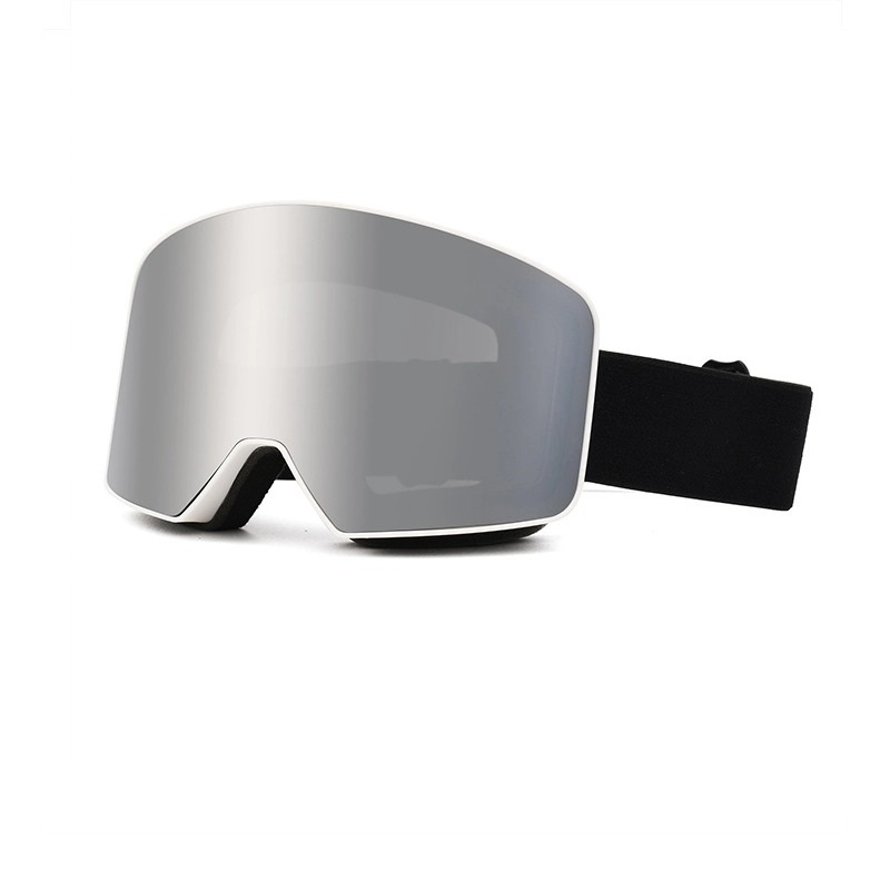 Cylindrical prescription ski goggles