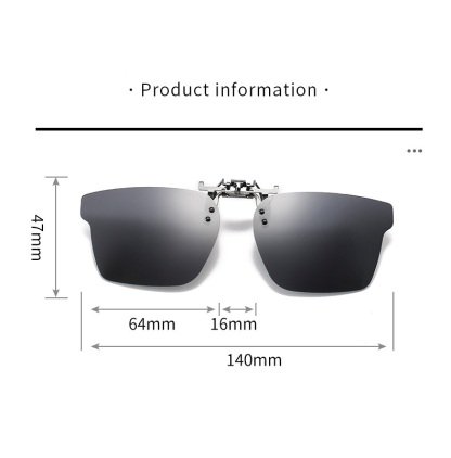 Ernest-Polarizing sunglasses clip optional night vision lenses