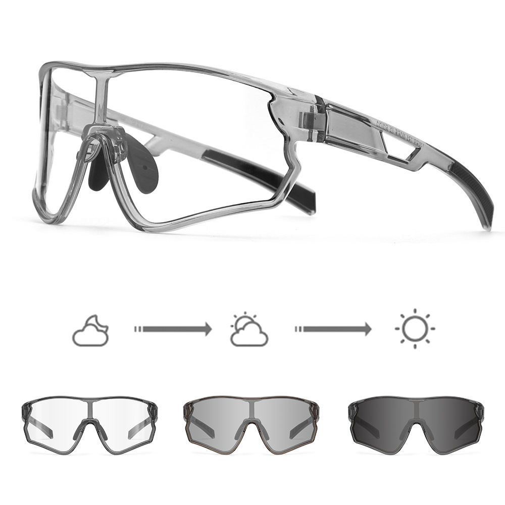Jeffrey-Photochromism prescription cycling goggles