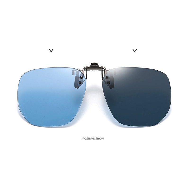 Evan-Polarizing photochromism sunglasses clip