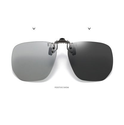 Evan-Polarizing photochromism sunglasses clip