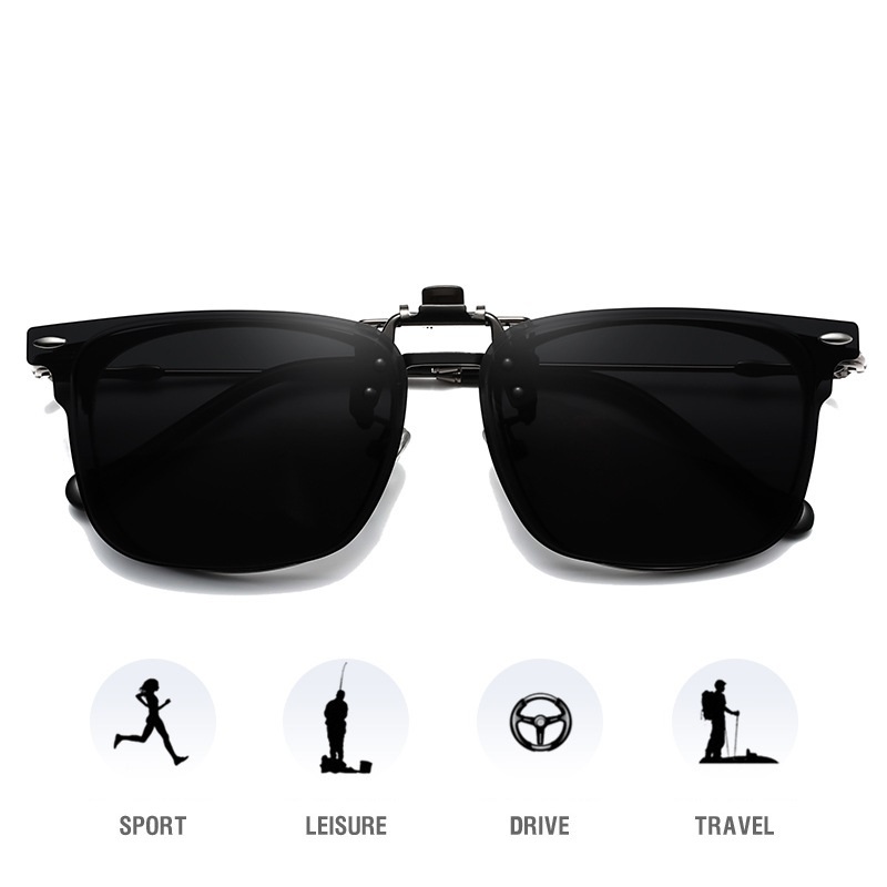 Everley-Polarizing sunglasses clip optional night vision lenses
