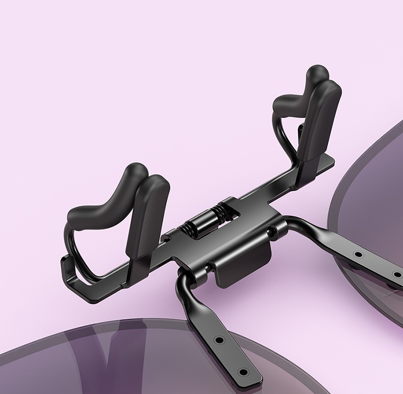 Aliya-Ultra Light fashion polarizing Clip sunglasses -GM2251