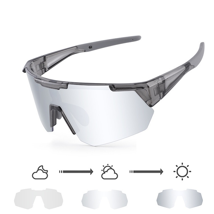 Jim-Photochromism prescription cycling goggles