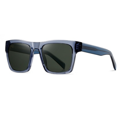 Fido-Square polarized sunglasses can be customized with optical prescription lenses