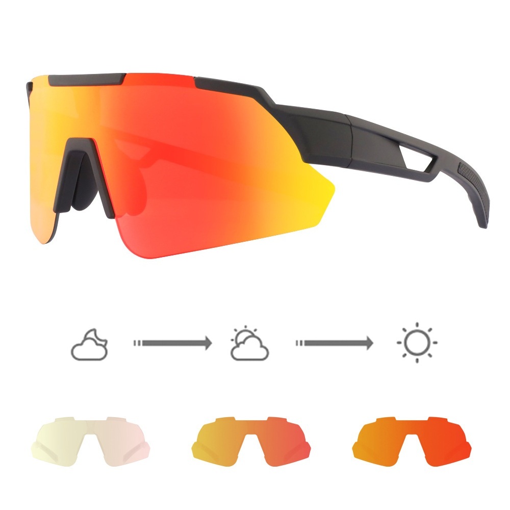 Jesse-Photochromic prescription cycling sunglasses