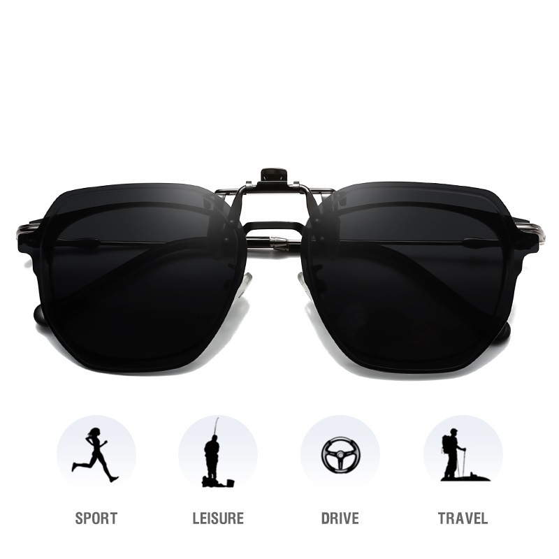 Felix-Polarizing sunglasses clip optional night vision lenses