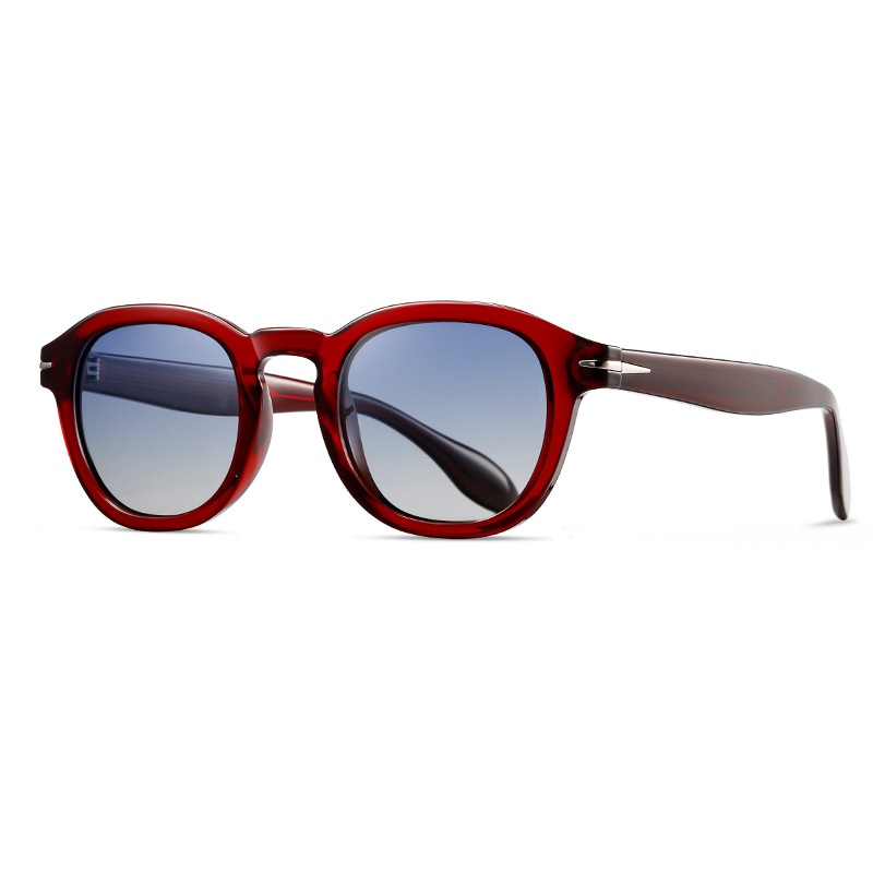 Iola-Round polarized sunglasses can be customized with optical prescription lenses