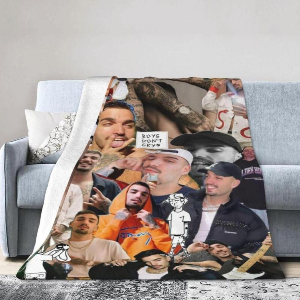 Soft Funny Throw Blanket Rauw Music Alejandro Flanne For Adults,Ultra-
