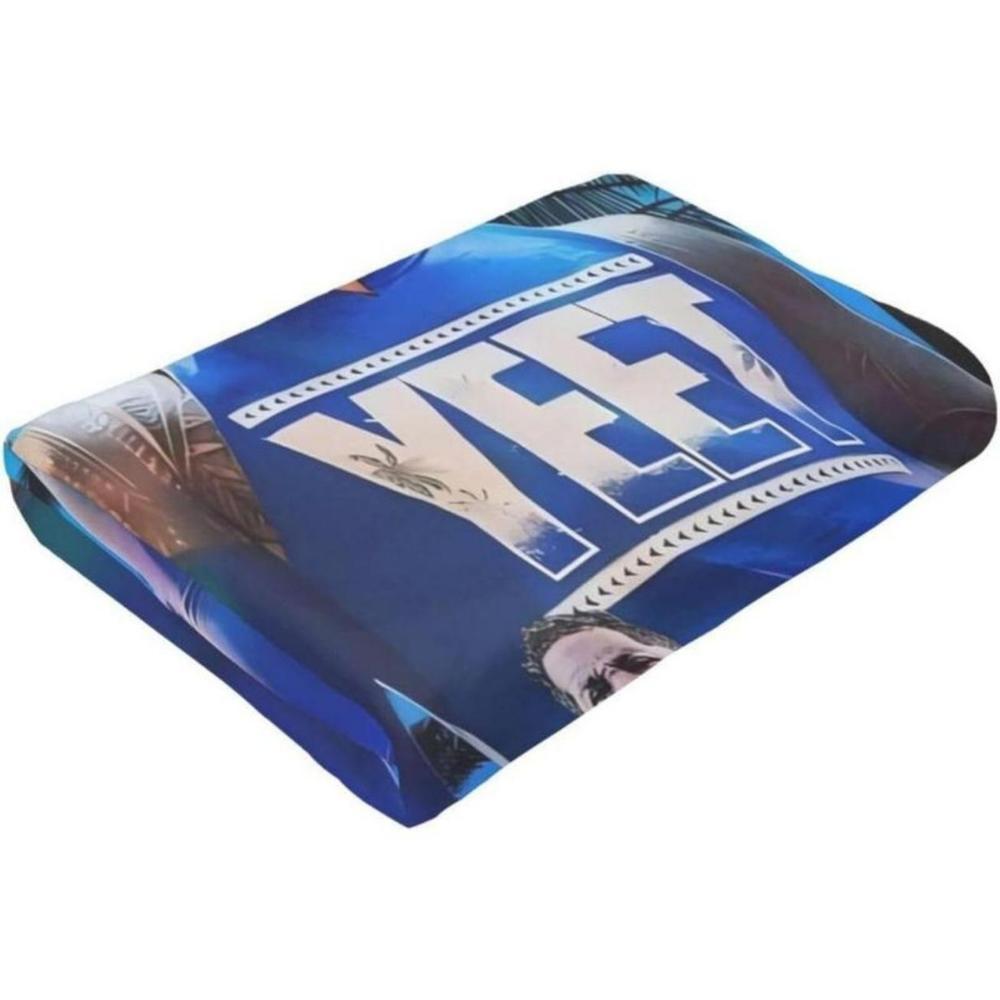 Soft Funny Throw Blanket Jey Wresting USO Flannel Novelty Blanket,Luxury Fleece For Couch Bed Sofa Sleeping,Men Lightweight Warm Plush Air Condition Blankets