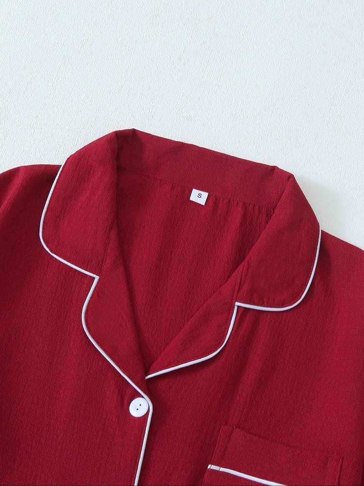 Romantic Heart Floral Pajama Set for Girls, Cute Short Sleeve Top & Shorts, Comfortable All-Season Home Wear, Soft Casual Pajamas, 6-Piece Casual