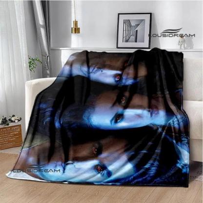 Soft Funny Throw Blanket The Vampire Diaries Damon Salvatore Printed Blanket Warm Flannel Blankets And Comfortable Blanket Bed Linings Birthday Gift