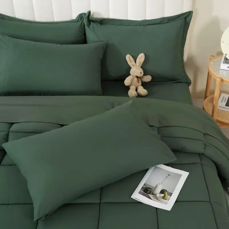 Print-Aura 7-Piece All-Season Comforter Set