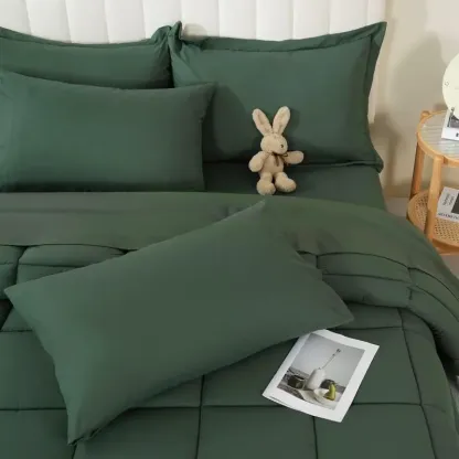 Print-Aura 7-Piece All-Season Comforter Set