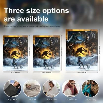 Soft Funny Throw Blanket Cute Flannel,Cool Dinosaur Pattern Printed Blanket,Warm Cozy Blankets For Couch Bed Sofa Car Office Camping Travelling,Gift Blankets Suitable For All Seasons