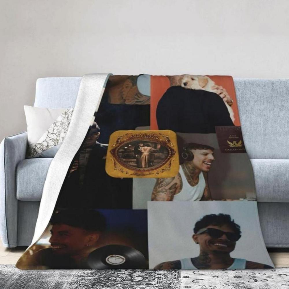 Soft Funny Throw Blanket Rauw Music Alejandro Flanne For Adults,Ultra- Warm Casual Plush Fuzzy Blankets And Throws For Sofa Suitable For Office