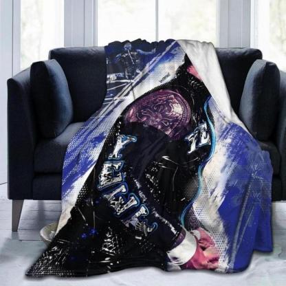Soft Funny Throw Blanket Jey Wresting USO Flannel Novelty Blanket,Luxury Fleece For Couch Bed Sofa Sleeping,Men Lightweight Warm Plush Air Condition Blankets