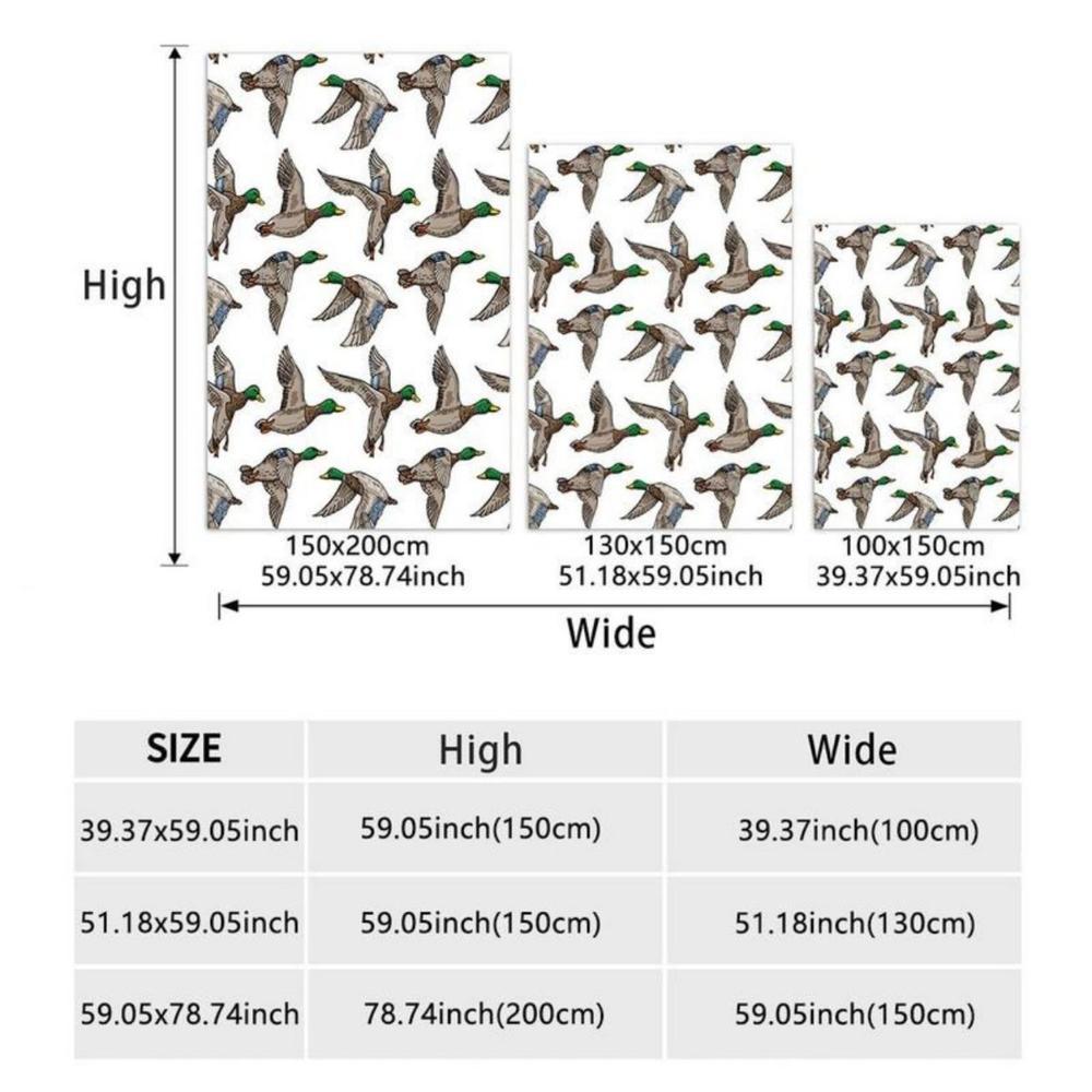 Soft Funny Throw Blanket Cartoon Duck Pattern Blanket Comfortable Warm Throw,Air-conditioned Room,Warm Nap For Home Office Travel Camping