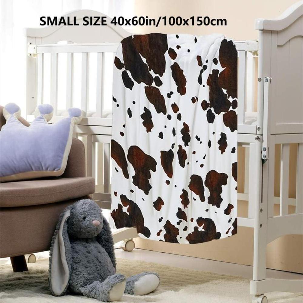 Soft Funny Throw Blanket Cow Print Flannel Blanket,Warm,All Season Breathable Comfortable Blanket,Comfy Bedding For Valentine'S Day Decor,Napping Blankets For Home Office Sofa,Bed,Travel,Camping,Car,Gift For Her