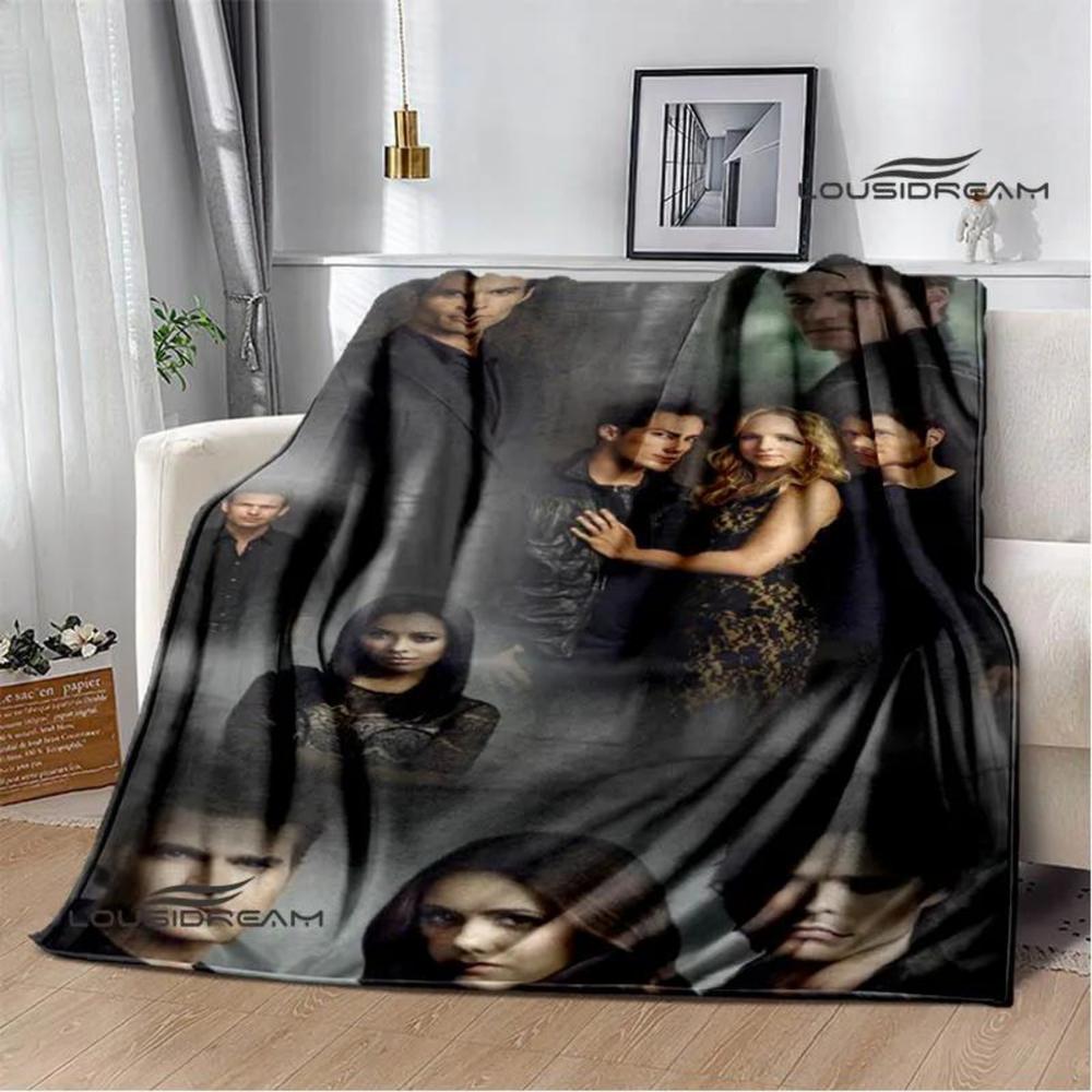 Soft Funny Throw Blanket The Vampire Diaries Damon Salvatore Printed Blanket Warm Flannel Blankets And Comfortable Blanket Bed Linings Birthday Gift