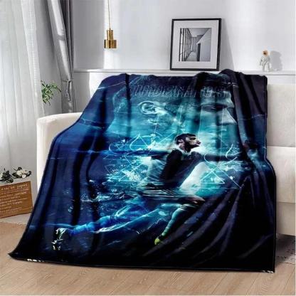 Soft Funny Throw Blanket Print Football Star Cr7 Plush Blanket,Flannel Blanket For Living Room Bedroom Bed Sofa Picnic Cover C-Ristiano Ronaldo Blankets