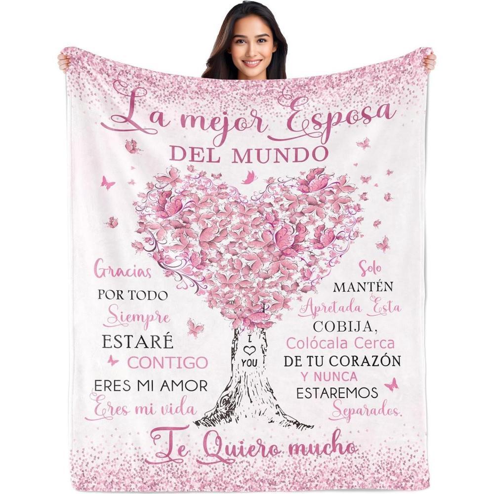 Soft Funny Throw Blanket Regalos Para Mama,Mexican Mom Gifts,Regalos Para Mama En Espa帽ol,Gifts For Mom In Spanish,The Best Mom Gifts Blanket,Mom Birthday Gifts,Mama Gifts,Mom Gifts From Daughters/Son