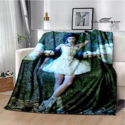 Soft Funny Throw Blanket The Vampire Diaries Damon Salvatore Printed Blanket Warm Flannel Blankets And Comfortable Blanket Bed Linings Birthday Gift