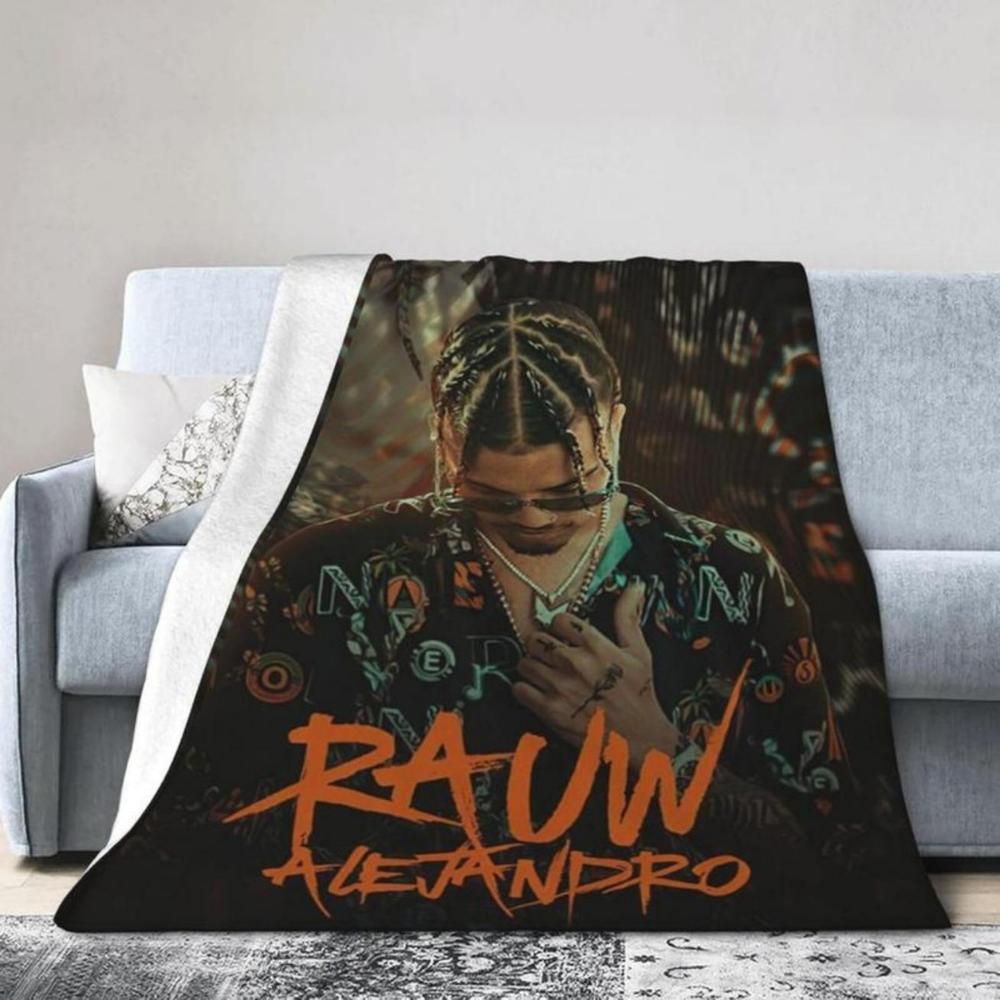 Soft Funny Throw Blanket Rauw Music Alejandro Flanne For Adults,Ultra- Warm Casual Plush Fuzzy Blankets And Throws For Sofa Suitable For Office