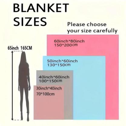 Soft Funny Throw Blanket Cartoon Dinosaur Pattern Plush Blanket Warm Throw,Air-conditioned Room,Warm Nap For Home & Office