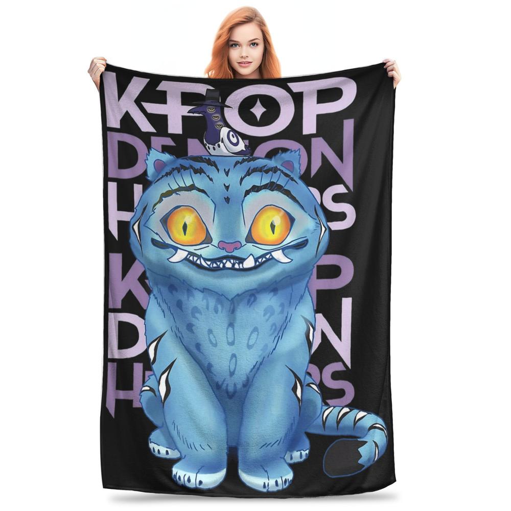 Kpop Demon Hunters Huntrix Movie Blanket Ultra Soft  Throw Blankets for Couch 50x60 Inch Multi-size Bedding Throws