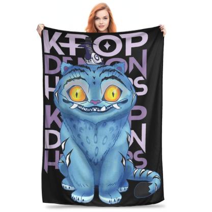 Kpop Demon Hunters Huntrix Movie Blanket Ultra Soft  Throw Blankets for Couch 50x60 Inch Multi-size Bedding Throws